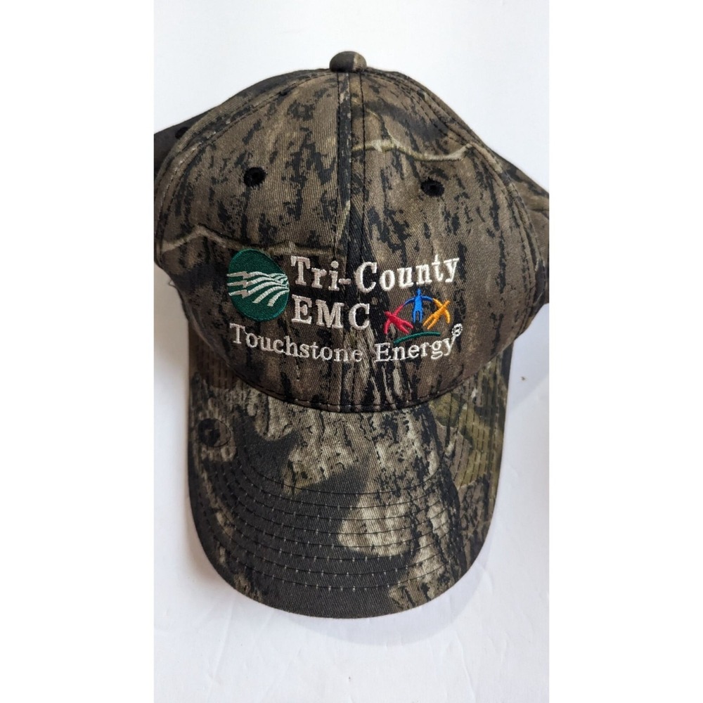 Tri-County EMC Touchstone Energy Camo Baseball Cap Hat Adjustable Snapback